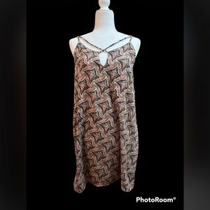 Paisley print dress